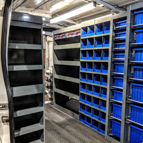Plumbing Van Shelving Packages