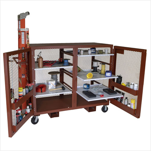 On-Site Mesh Storage Cabinets