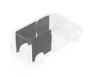 Duratherm Wall Liner, Gray - ProMaster 159"WB, High Roof