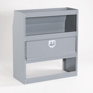 Space Saver Contour Shelving with Closed Backs and Doors, 16" Deep
