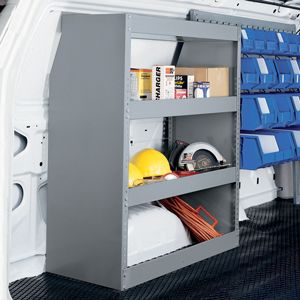 Contour Shelving with Open Back; 39"W x 44"H