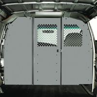 Heavy Duty Steel Fixed Partition - Chevy/GMC, Nissan NV