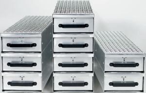 4-Drawer Stack Unit-12"W x 23"H x 50"D