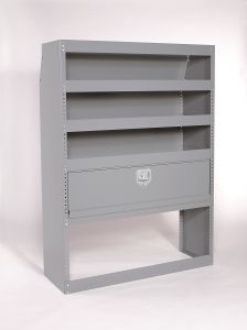 Maximum Capacity 65" High Shelving w/ Closed Back & Door for Dodge RAM ProMaster High Roof Vans