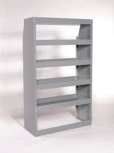 Maximum Capacity 65" High Shelving w/ Open Back for Sprinter, Nissan NV High Roof & Ford Transit Medium & High Roof Vans