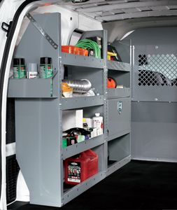 Chevy City Express & Nissan NV200 Steel Contour Shelving, 28