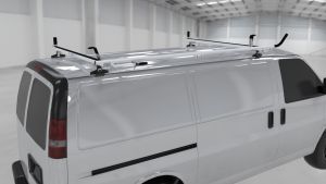 Single Aluminum Lock-Down Ladder Rack