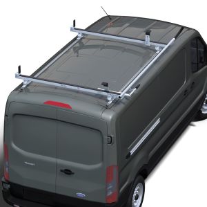 Ford Transit Single Aluminum Lock-Down Ladder Rack