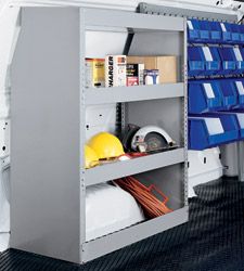 Contour Shelving with Open Back; 48"W x 44"H