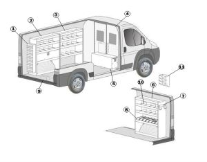 ProMaster 136"WB Std. Roof General Service Van Package, Steel Shelving - SAVE $175!