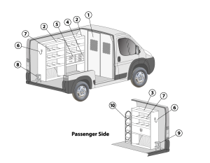 ProMaster 118"WB Std. Roof HVAC Van Package, Steel Shelving - SAVE $150!