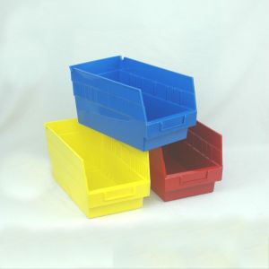 Plastic Shelf Bin - 6 5/8"W x 11 5/8"D x 6"H