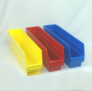 Plastic Shelf Bin - 4 3/8"W x 17 7/8"D x 6"H