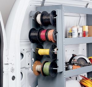 Electrical Wire Reel Spool Rack Caddy Storage Organization Holder Electrician