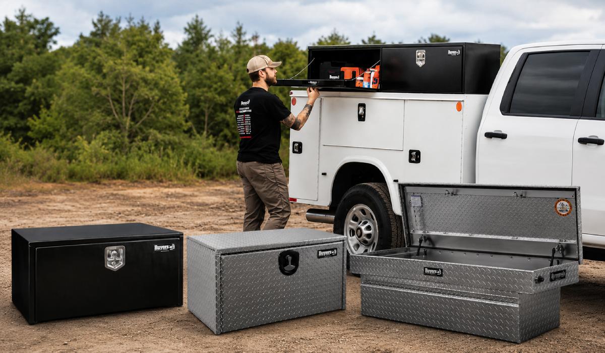 Truckbox Product Comparison Guide: Crossover vs. Underbody vs. Topsider Truck Boxes
