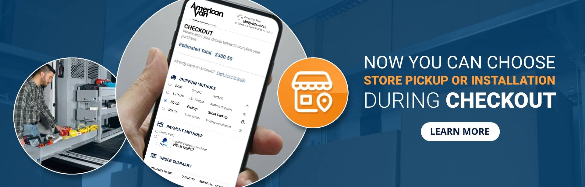 Store Pickup/Installation