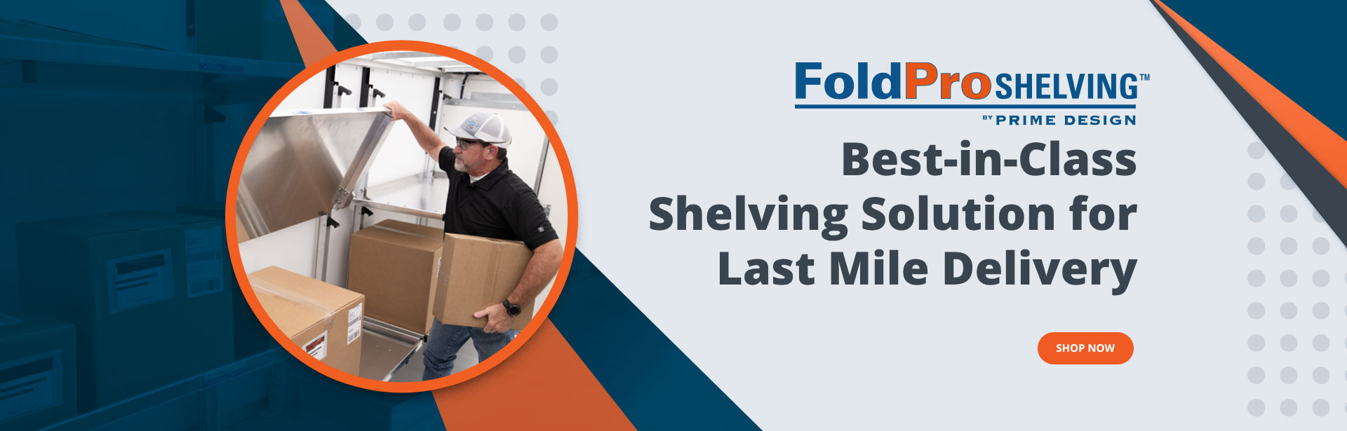 FoldPro Shelving For Last Mile Delivery